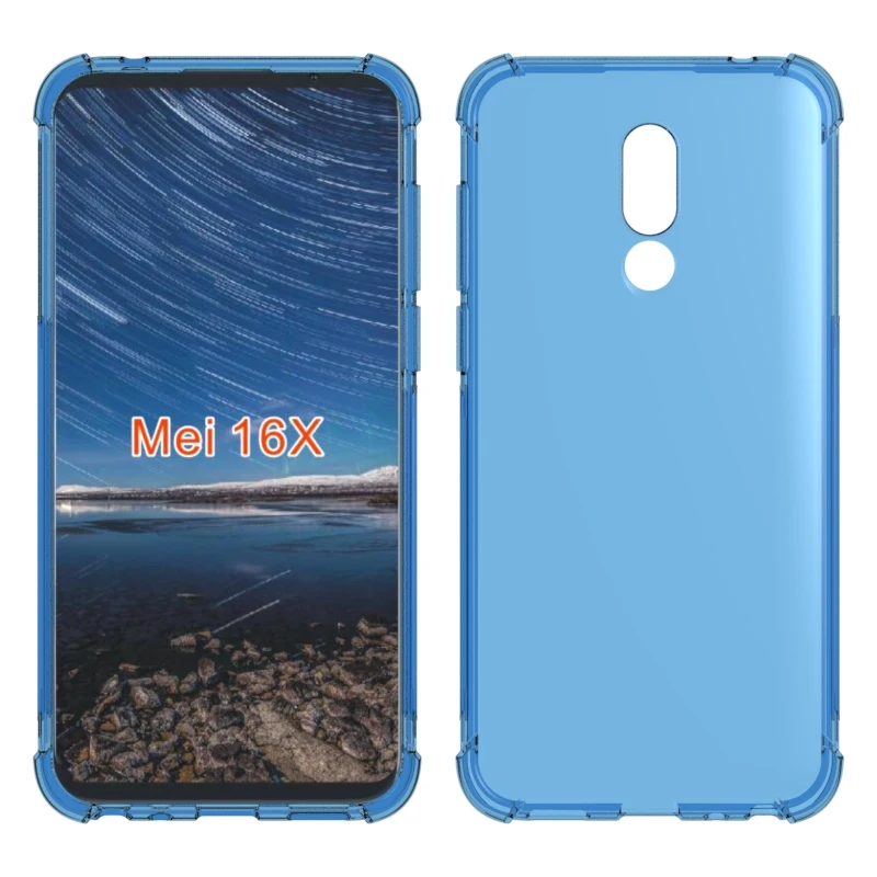 Брендовый противоударный мягкий чехол из ТПУ для Meizu 16X защитный чехол|Бамперы| |