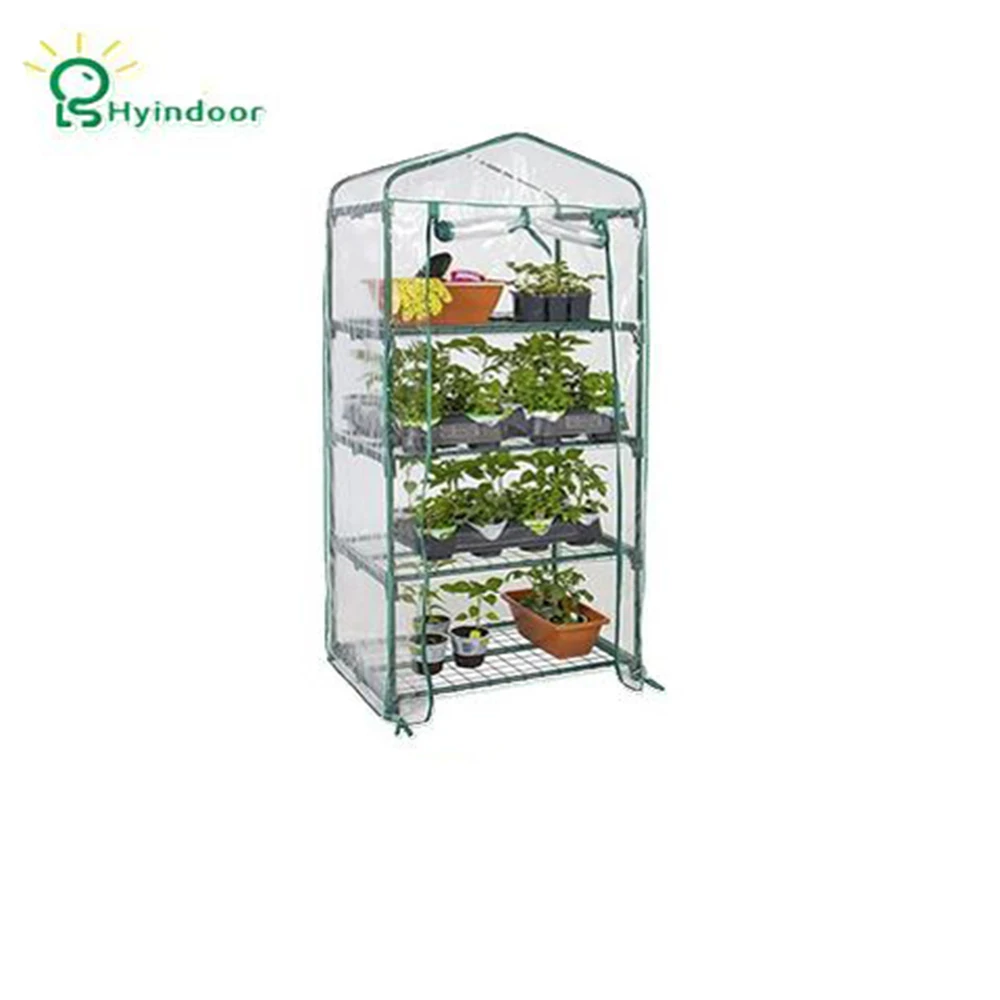 Hyindoor Садовые принадлежности сельскохозяйственная теплица ПВХ мини
