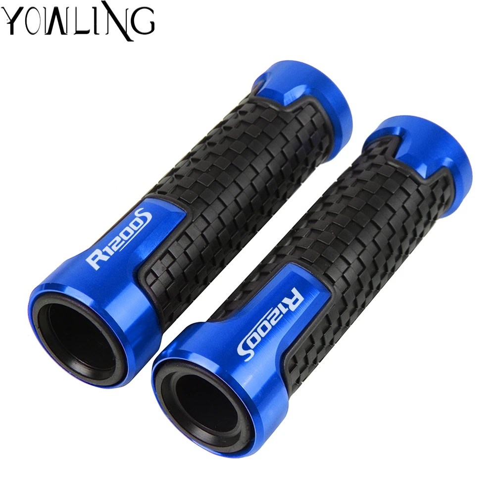 

7/8'' 22MM CNC Motorcycle Handle grips handlebar grip for BMW R1200S R1200ST 2005 2006 2007 2008 2009 Moto handle bar grips
