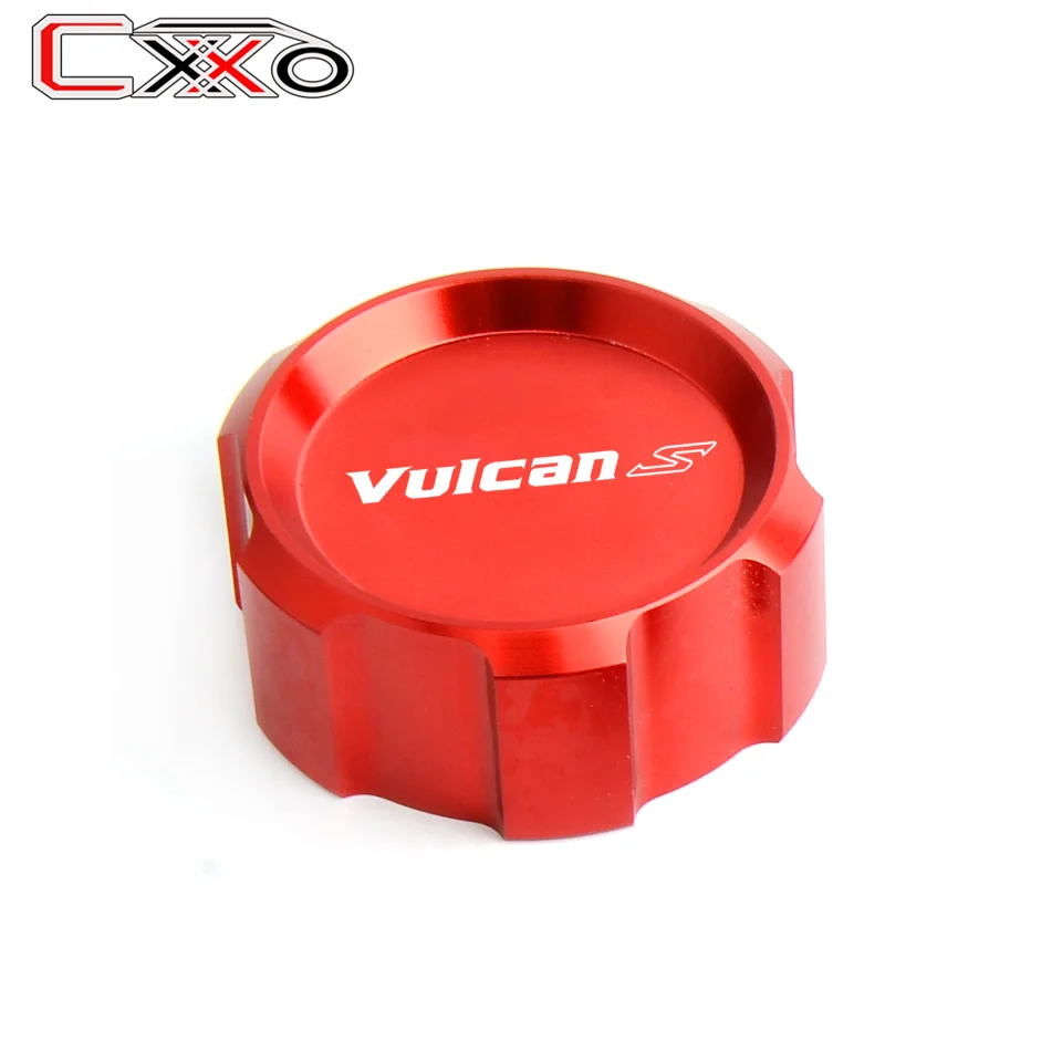 Rear red Модные аксессуары для KAWASAKI VN650 Vulcan S 650 EN650 Передняя и задняя Тормозная жидкость Крышка Резервуара - Цвет: Rear red