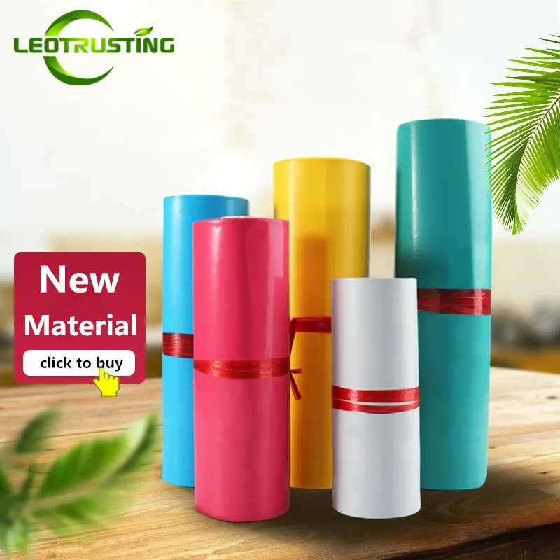 Leotrust 50 шт. цветные полиэтиленовые пакеты для почтовых отправлений экспресс