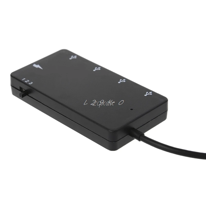 Высокоскоростной концентратор USB C с 4 портами OTG Type подставкой для телефона