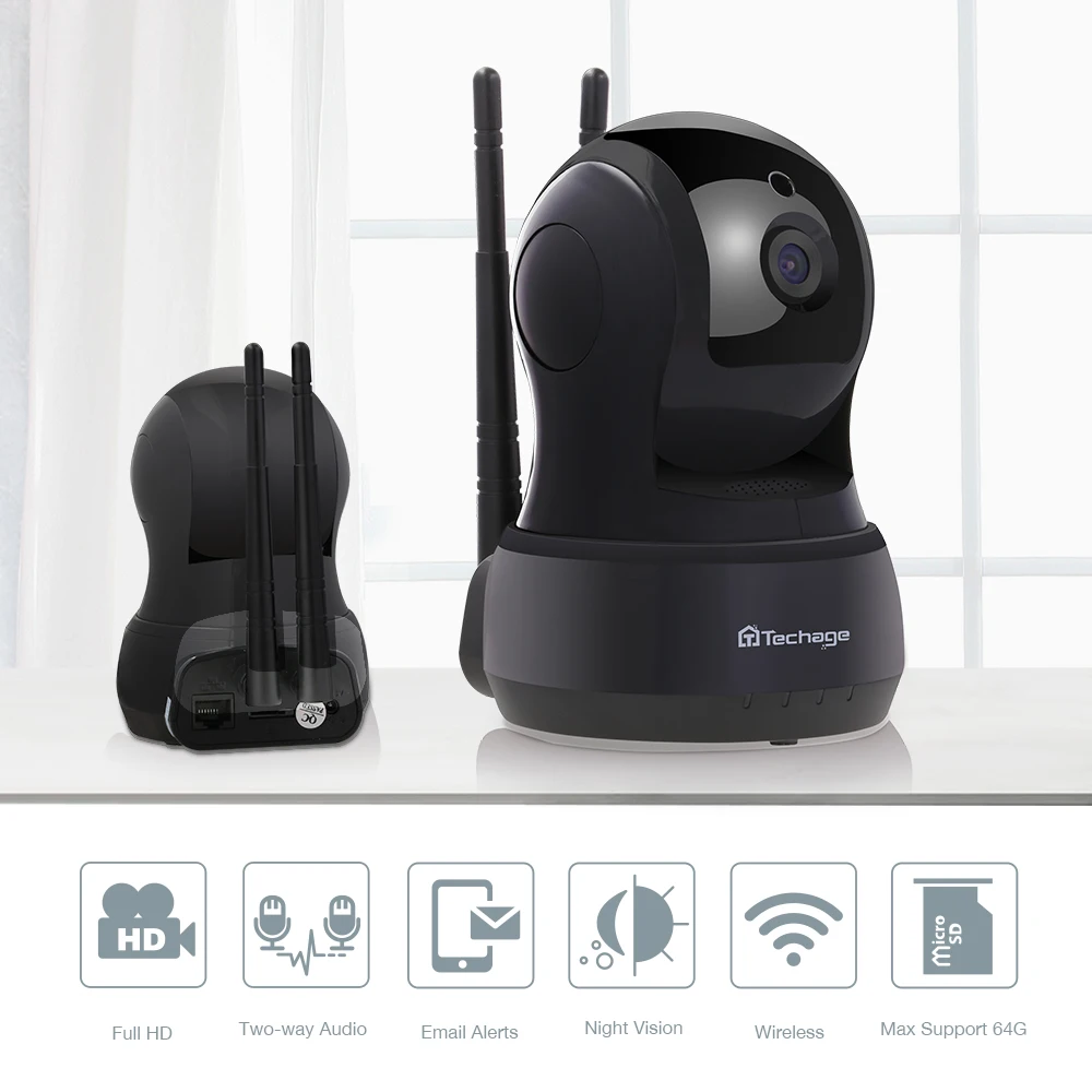 Techage приложение Yoosee 1080P Беспроводной IP Камера Ночное видение Видеоняни и