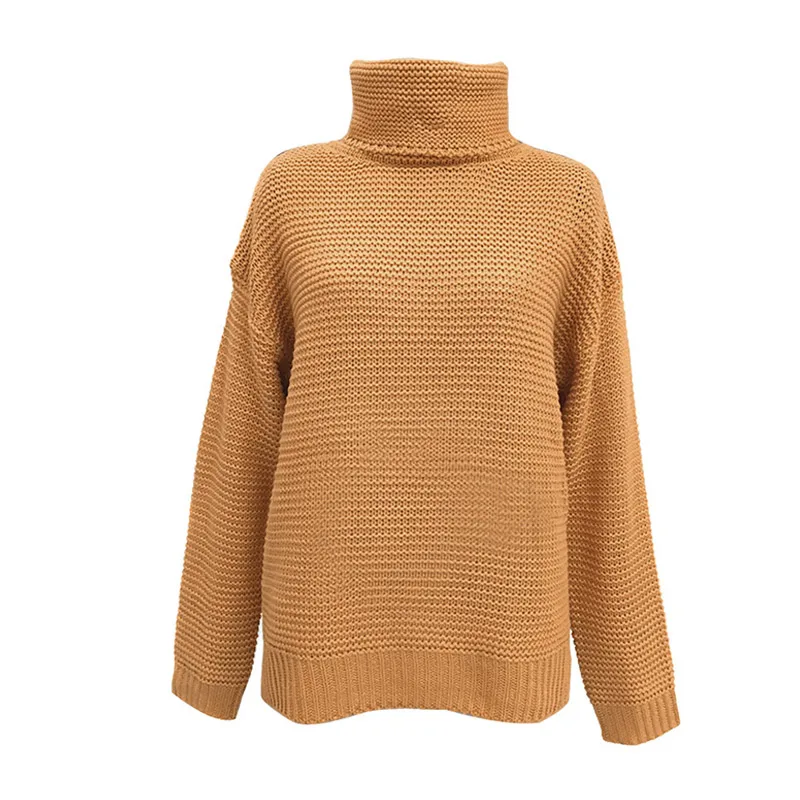 2018 New Women Winter Autumn Turtle Neck Baggy Sweater Knitted Oversized Jumper Tops BS88 | Женская одежда