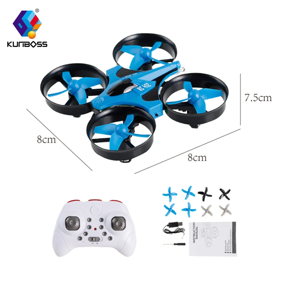 2018 Mini 2 4 ГГц 4CH 6 оси гироскопа RC Quadcopter с Headless режим/Скорость переключатель