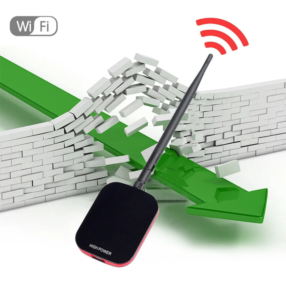 Высокоскоростной N9000 беспроводной Интернет USB WiFi адаптер 150 Мбит/с длинный