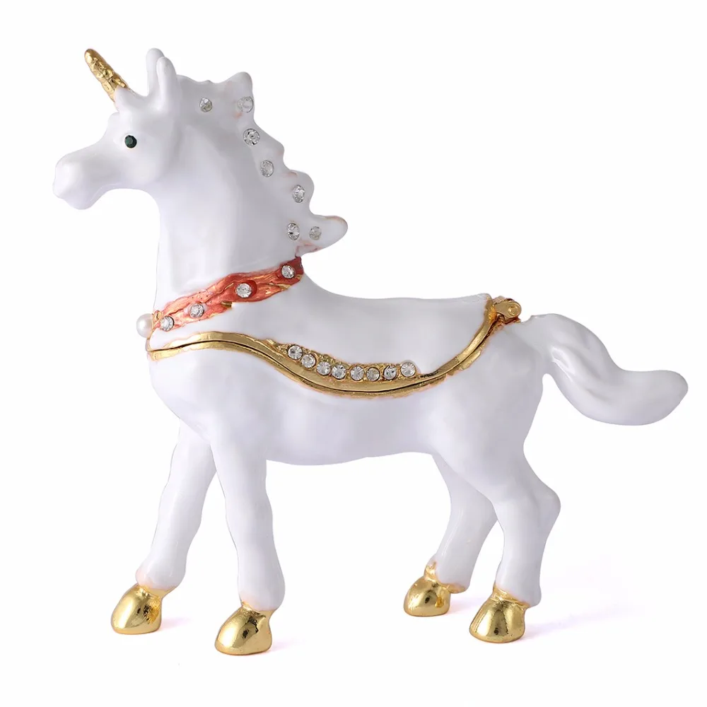 

FLETCHER brand metal material White Unicorn horse style home decor
