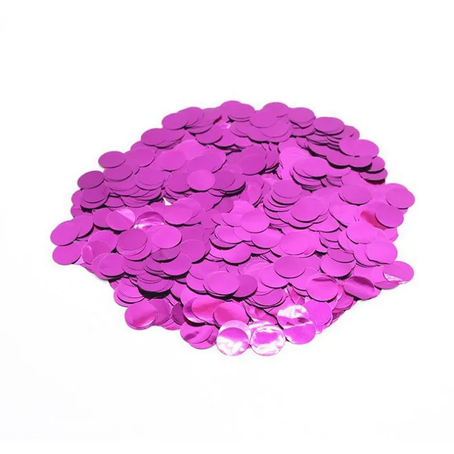 rose red 50 г Золотой Серебряный конфетти из папиросной бумаги пол раскрывает мальчик девочка День Рождения Алюминиевая фольга круг воздушный шар "Конфетти" аксессуары - Цвет: rose red