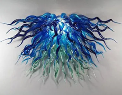 

LR267-Modern Home Decorations Turkish Mosaic Lamps Blue Crystal Glass Hand Blown Murano Glass Chandelier Lighting