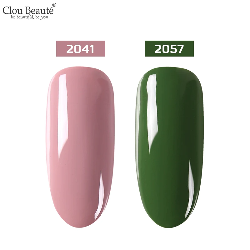 Clou Beaute Gellak UV 15 мл полуперманентный лак для ногтей гель основа и верхнее покрытие замочить от ногтей Живопись гель лак для ногтей - Цвет: 2041 2057