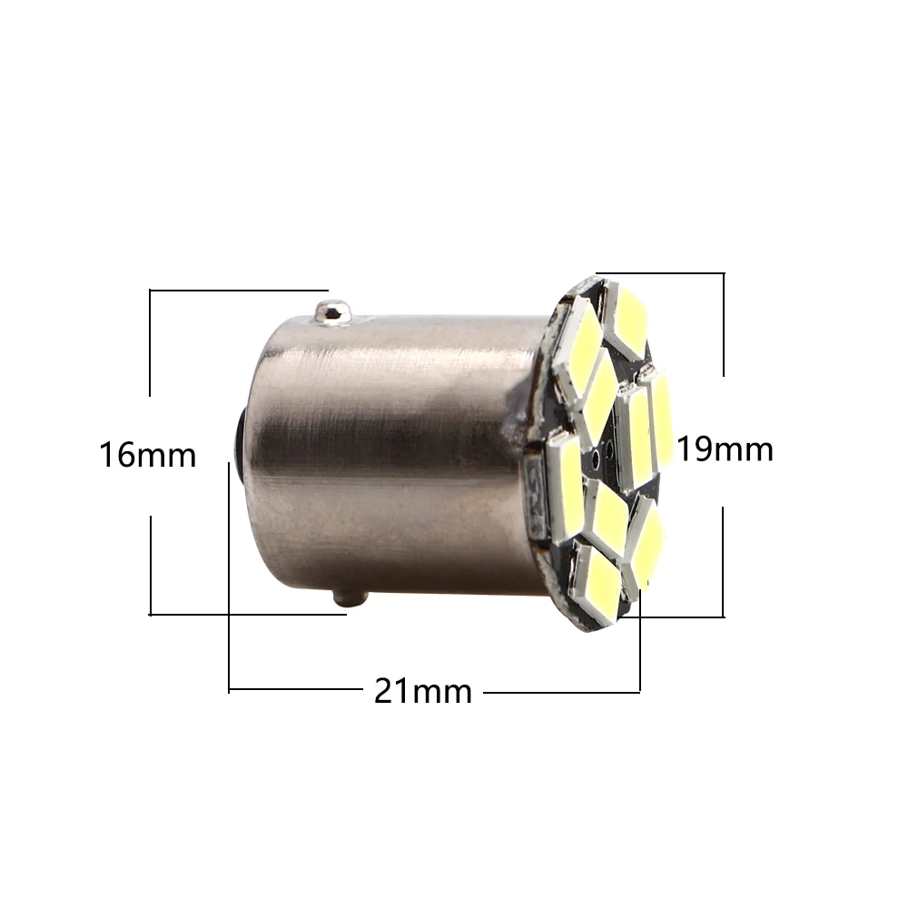 50 шт. 5730 9 SMD S25 1156 BA15S светодиодный сигнальный светильник поворота белый красный