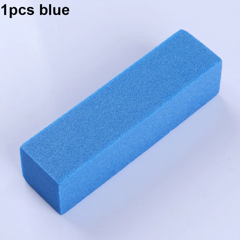blue 10/4/1 шт. придание ногтям формы шлифовальный Блокировка Шлифовальные Файлы Professsional DIY маникюр с полировкой ногтей органайзер для приборов дизайна ногтей аксессуар - Цвет: blue