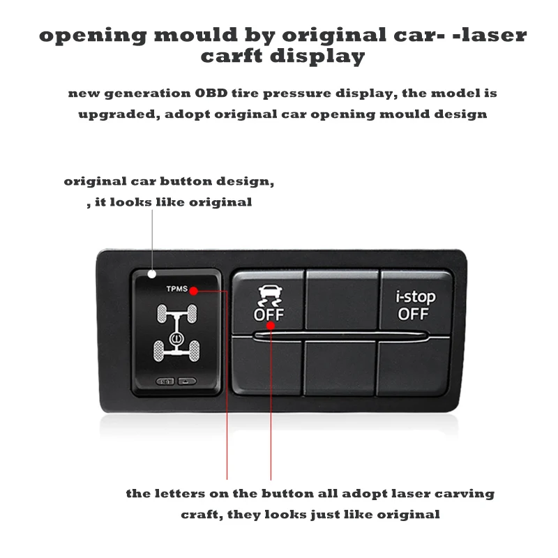ЛОЯЛЬНЫЙ защитник Atenza CX4 CX5 Axela OBD TPMS система контроля давления в шинах в режиме реального времени интеллектуальный мониторинг охранной сигнализации