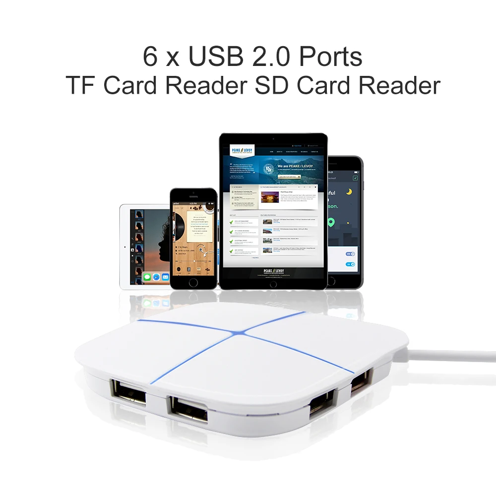 Usb-хаб 6 Порты и разъёмы USB 2 0 3 переключатель делителя с порт зарядки Micro B мощность
