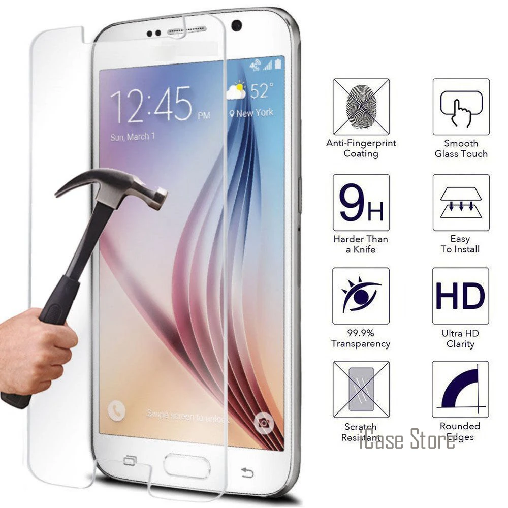 Закаленное Стекло Премиум Экран протектор для samsung Galaxy S3 S4 S5 S6 J2 Prime J3 J5 J7 2016 Grand +