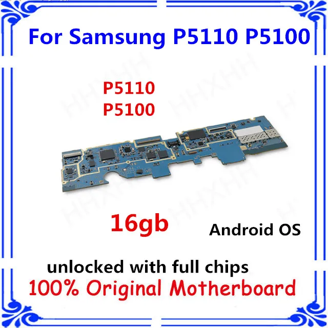 Разблокирована для Samsung Galaxy Tab 2 P5110 P5100 материнская плата Logic MB Android системная