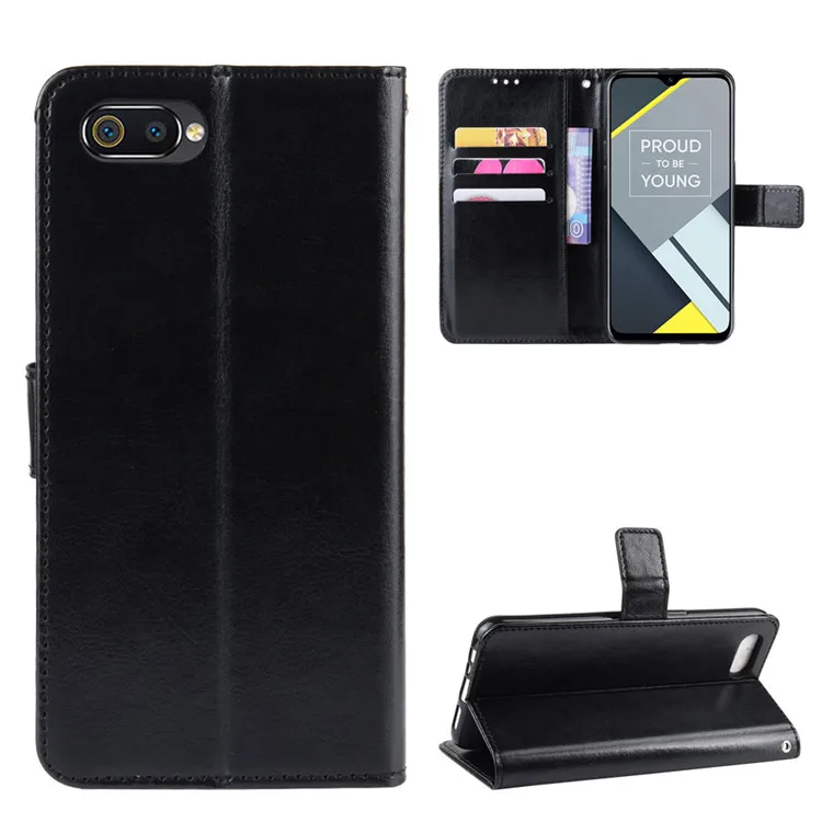 Для OPPO A1K чехол 6,1 дюймов флип Роскошный чехол для телефона из искусственной кожи для OPPO A1K CPH1923 A 1 K OPPOA1K чехол