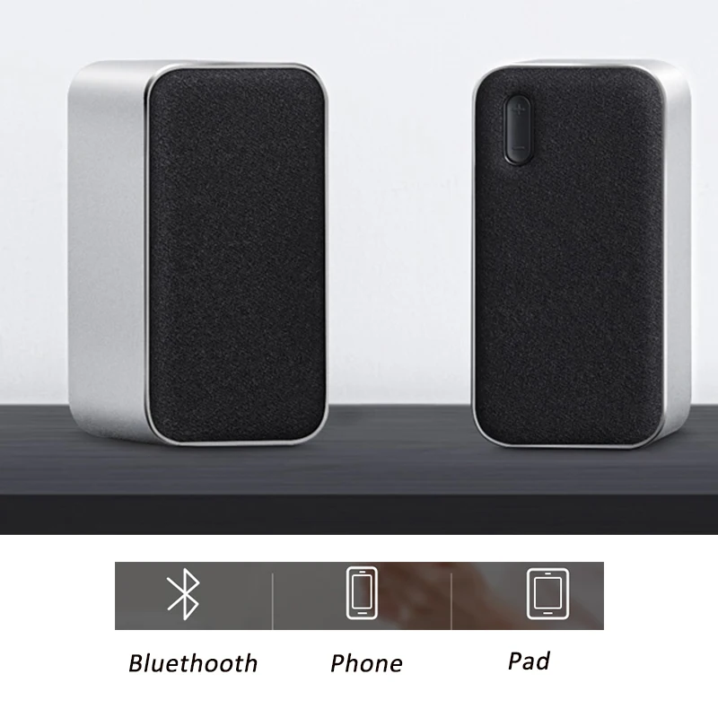 Xiaomi Bluetooth компьютерные колонки 12 Вт 2,4 ГГц двойной бас стерео портативный Aux DSP с микрофоном светодиодный индикатор