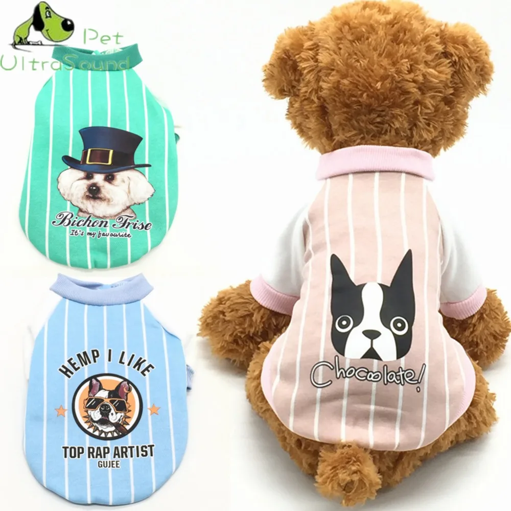 Ультразвуковой костюм для домашних животных с принтом собаки из мультфильма