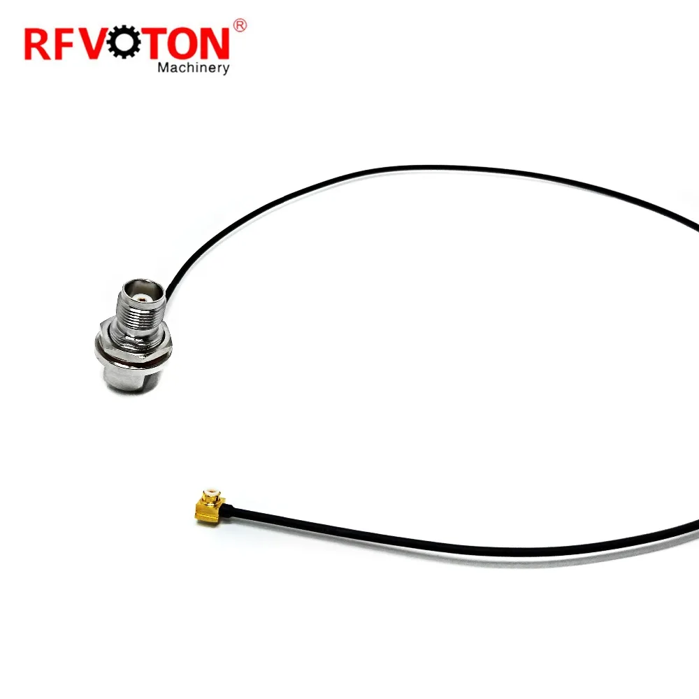 Бесплатная доставка 1 шт. перегородка mmbx папа под прямым углом к TNC мама с кабелем