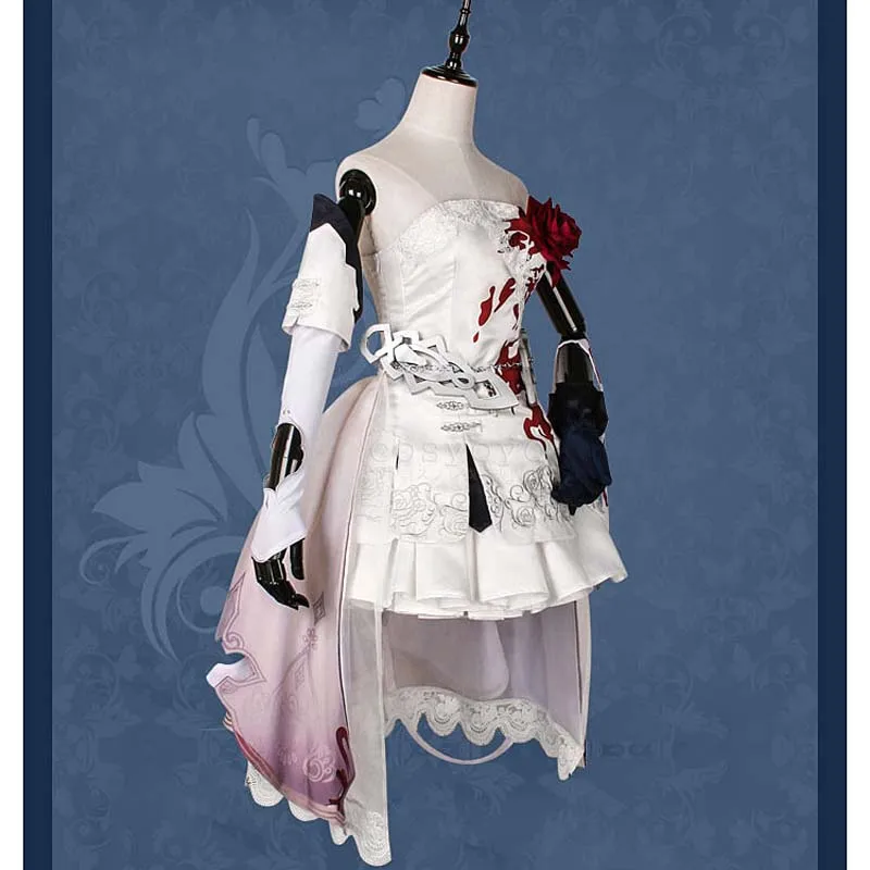 Косплей Любовь SINoALICE Алиса Косплей Костюм Dead Alice Shirayukihime Белоснежка готические монахи Косплей Костюм на заказ