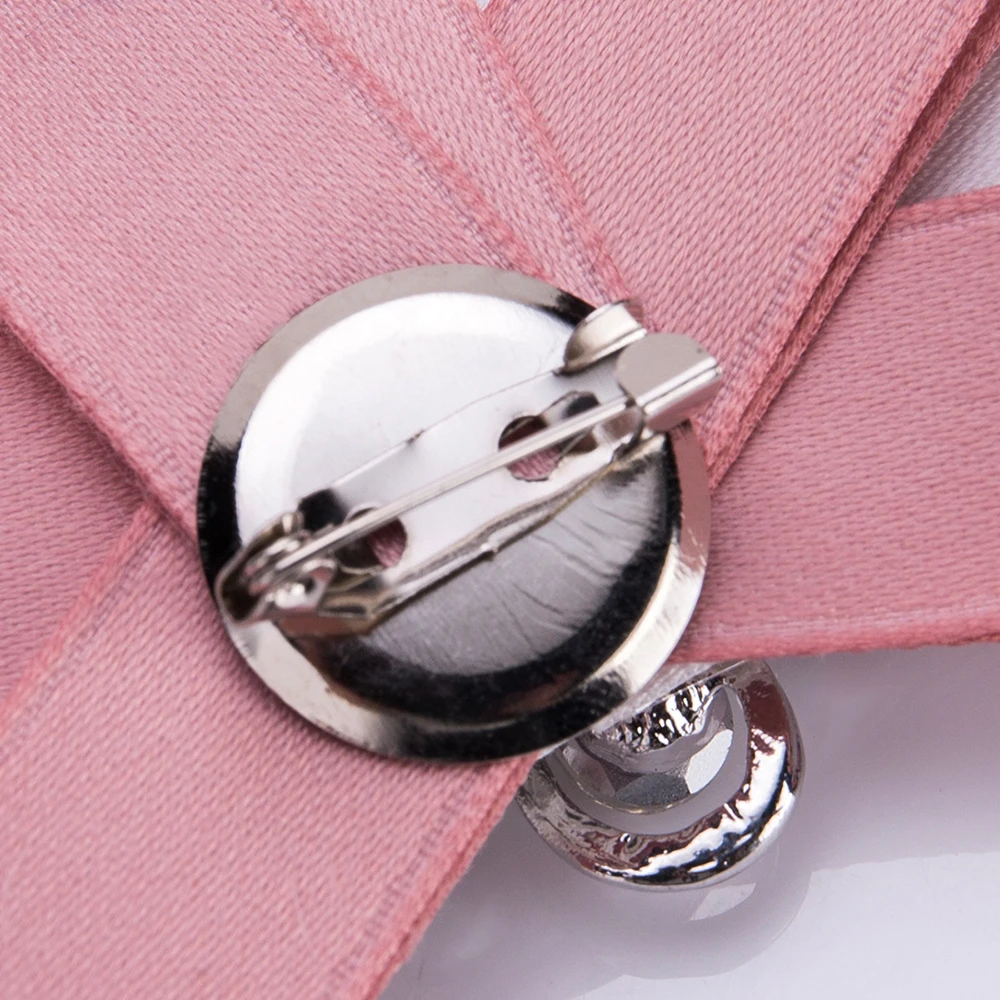 Meidi Модные женские броши бант из горного хрусталя с большим кристаллом заколки