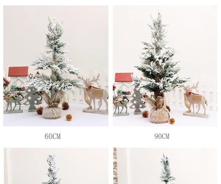 Новогодние ёлки праздничный kerstboom arbol de navidad sapin de noel 60/90/120/150 см белая Рождественская елка украшения для дома по доступной цене