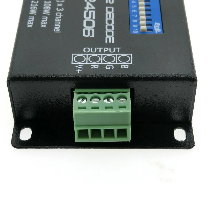 5 Шт. PX24506 DMX Декодер Драйвер 9А 512 Усилитель 12 В ~ 24 5050 RGB LED Light | Лампы и освещение