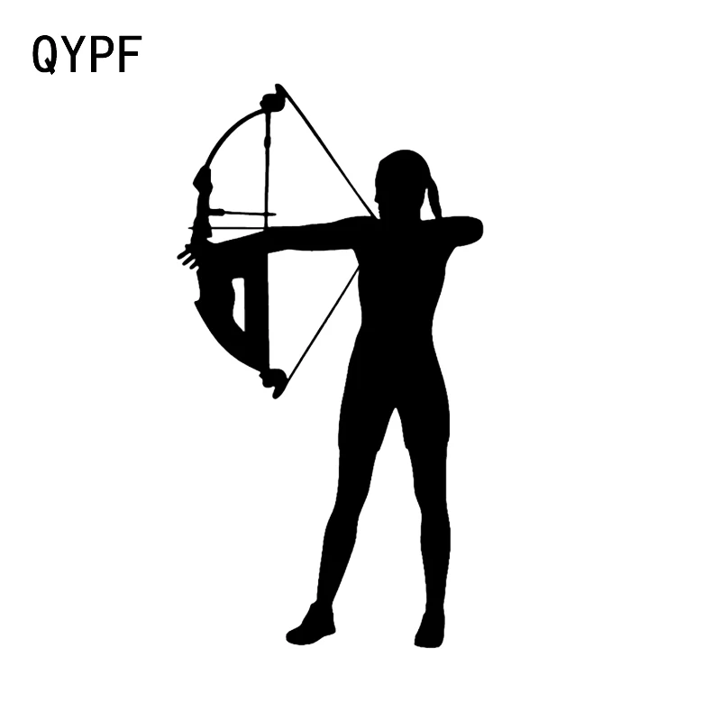 QYPF 8 2*15 1 см интересный женский лук Hunter Archer Декор автомобильный бампер силуэт
