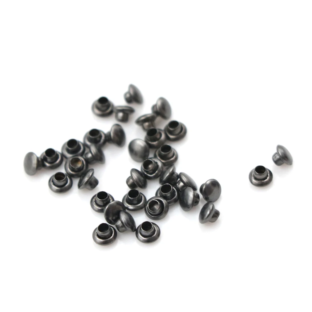

Doll Clothes Bags Accessory 4mm Mini Mushroom Nail Trumpet Rivets Buckles