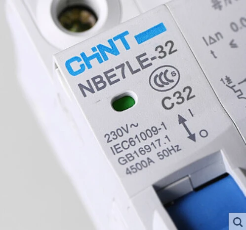 DC230V NBE7LE 1P+N 32A Earth Leakage Circuit Breaker Electric Shock Protection Switch | Обустройство дома