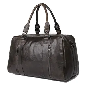 Мужская винтажная сумка J.M.D, Классическая дорожная сумка через плечо, 18 дюймов, 7190-