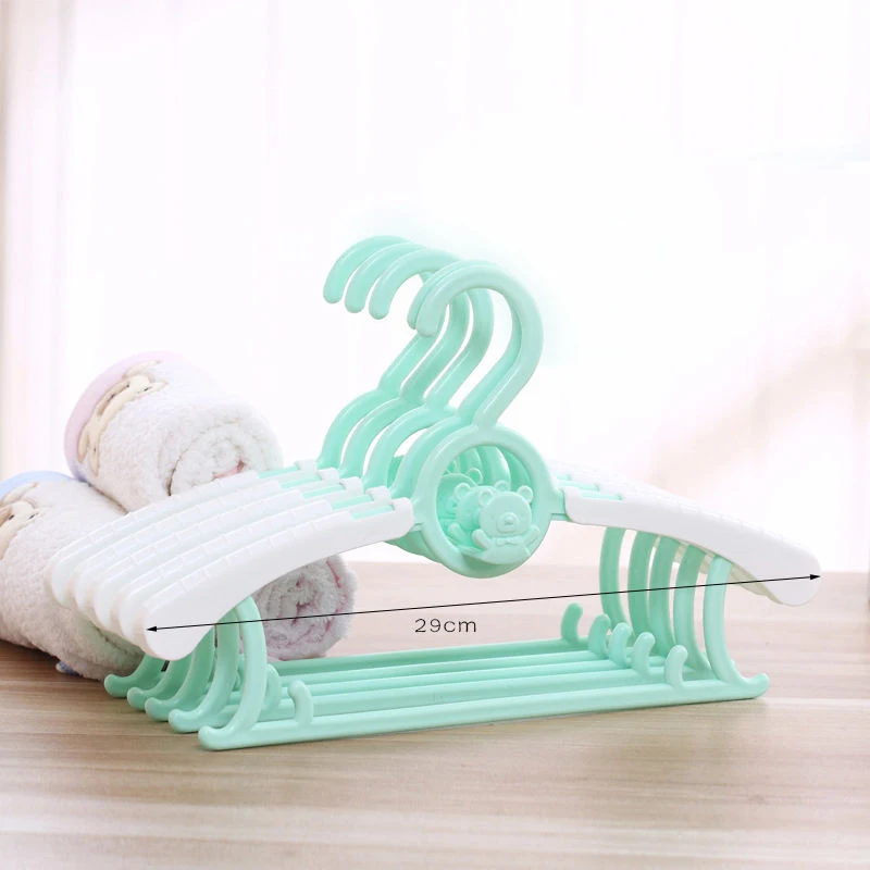 4/10 шт. прочные вешалки для детской одежды телескопические с милыми мультяшными