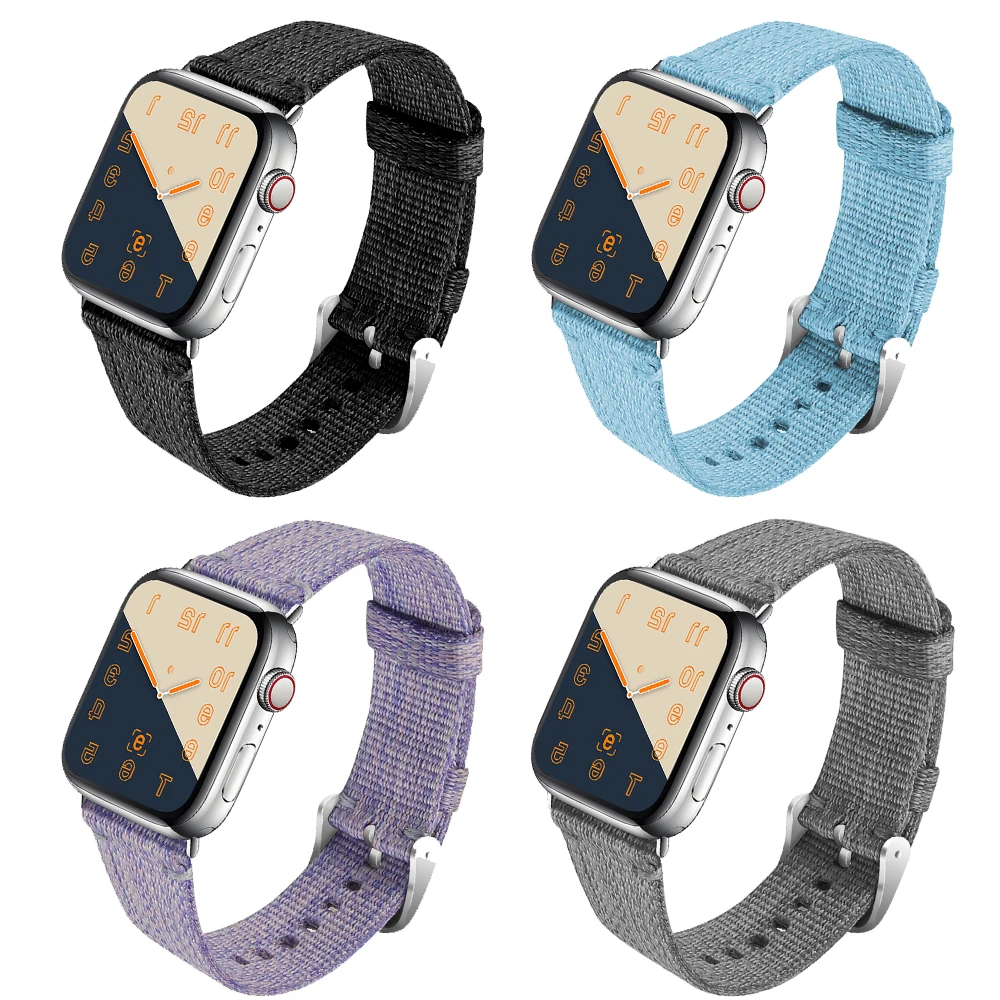 Joyozy легкий дышащий нейлоновый спортивный ремешок для Apple Watch серии 4 3 2 1 40 мм 38 мм 44 мм 42 мм для iWatch ремешок для часов