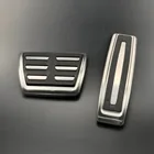 Педали тормоза газового акселератора из нержавеющей стали для Audi Q7, Porsche Cayenne, Volkswagen Touareg 2007-2015