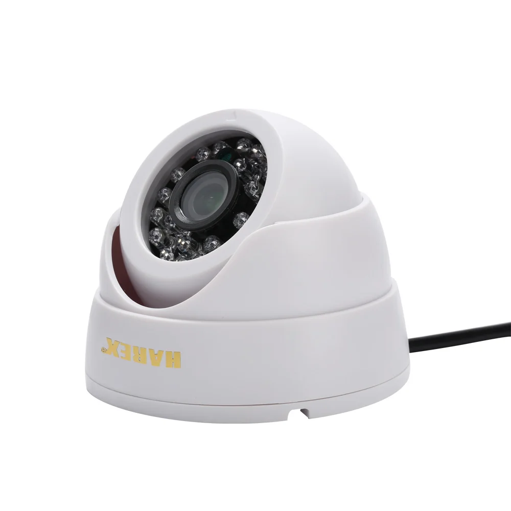 Купольная IP-камера ONVIF с ИК-светодиодами 720P/1080P 1 0 мегапикселей 24 шт. комнатное