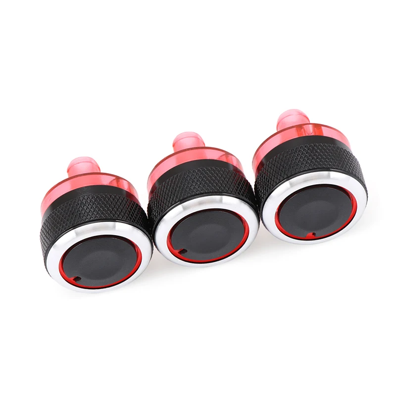 3 шт. Кондиционер Ручка автомобилей A/C Нагреватель Переключатель управления для