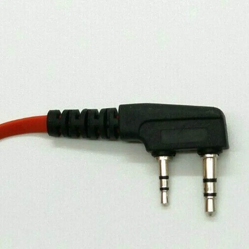 XQF модный красный цвет наушники-вкладыши гарнитура 2 pin K разъем для baofeng kenwood puxing