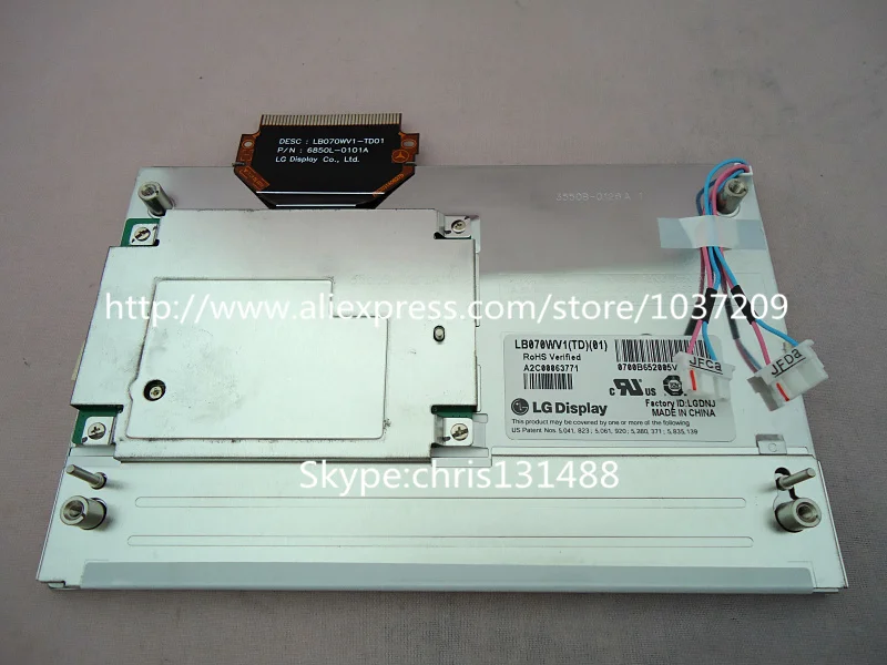 100% Новый оригинальный ЖК дисплей 7 0 дюйма LB070WV1 TD01 LB070WV1(TD)(01) экран модуля для Mercedes