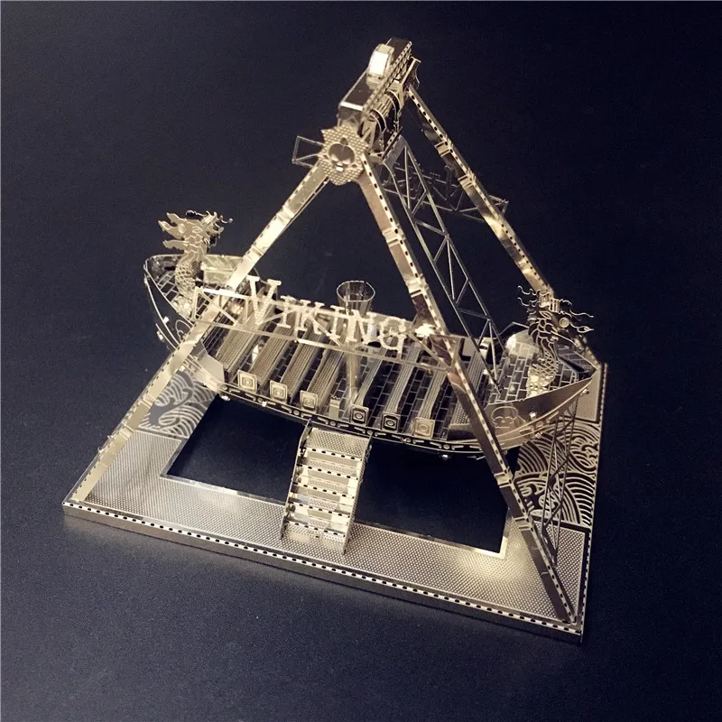 3D металлическая модель набор корабль Викинг Сборная модель DIY 3D лазерная резка модель головоломка игрушки для взрослых оригинальность