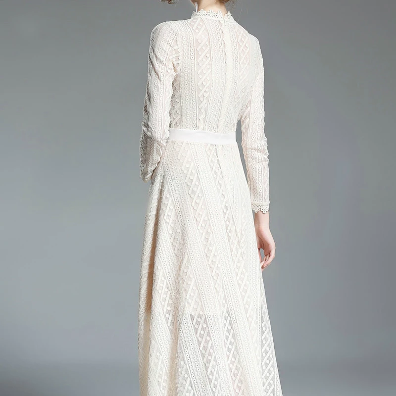 2018 европейский и американский новый продукт темпераментные белые кружевные