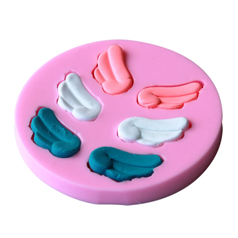Angel Wings Silicone Mold Cake Decorating Tools Gumpaste Chocolate Fondant Candy Clay Molds Kitchen Pastry Baking Accessories | Дом и сад