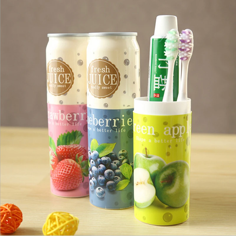 Цилиндрическая портативная зубная щетка для путешествий коробка зубной пасты