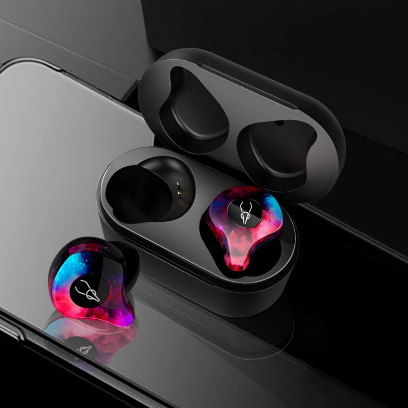 Мини наушники вкладыши TWS с V5.0 Bluetooth True Беспроводной 5 0 Спортивные Наушники Hi Fi