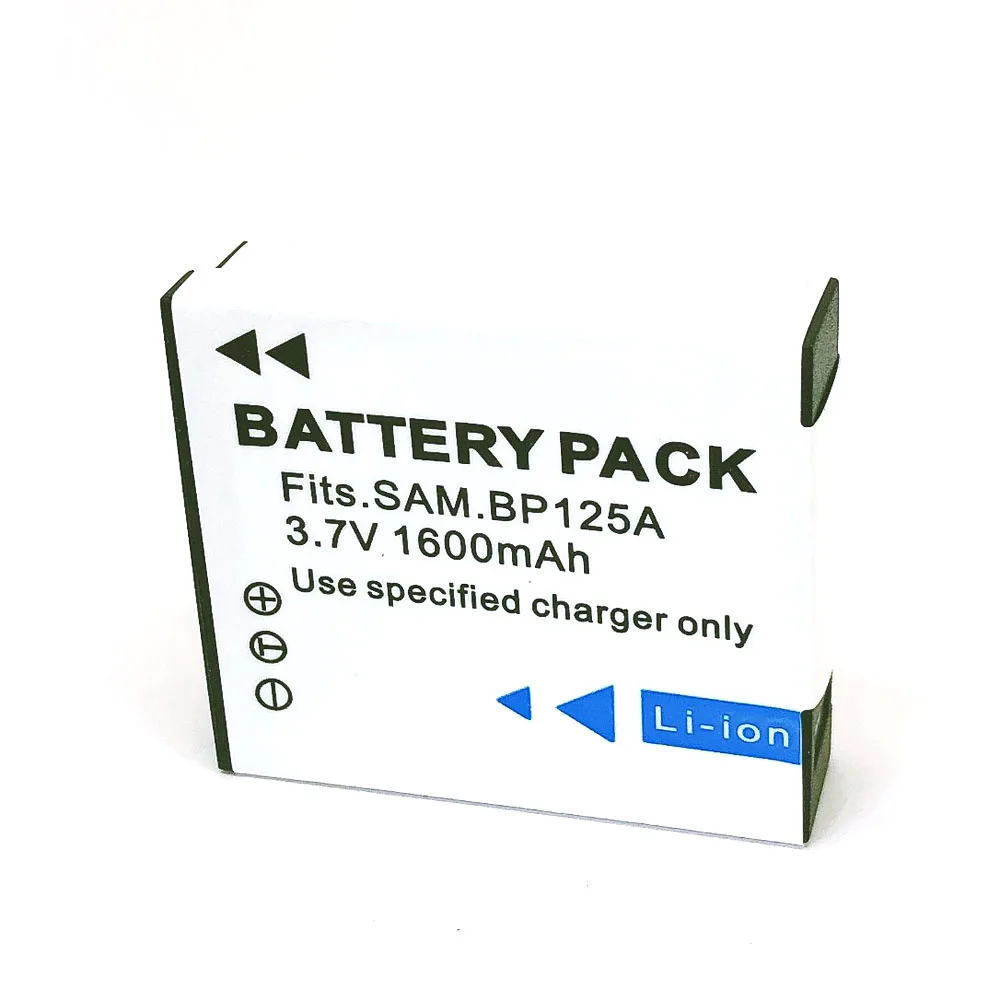 IA BP125A IABP125A Батарея для SAMSUNG HMX QF20 QF30 QF300 M20 Q10 Q20 Q100 Q130 T10|Цифровые аккумуляторы| |