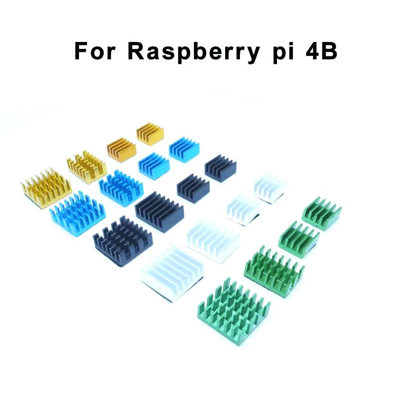 4 шт. алюминиевый радиатор для Raspberry Pi 4B|Аксессуары демонстрационных стендов| |