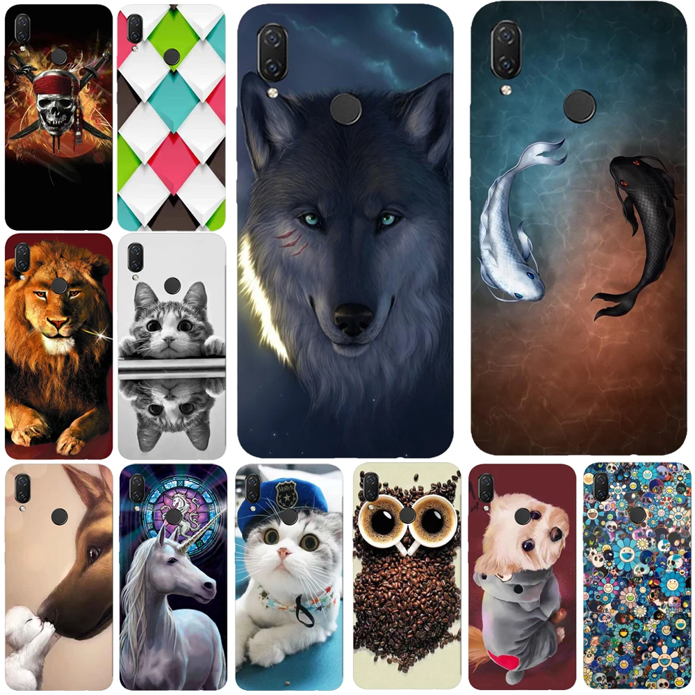 Чехол для телефона huawei P Smart 2019 Plus P10 P20 Lite чехол силиконовый корпус Fundas P30 Pro 30 Coque Capa