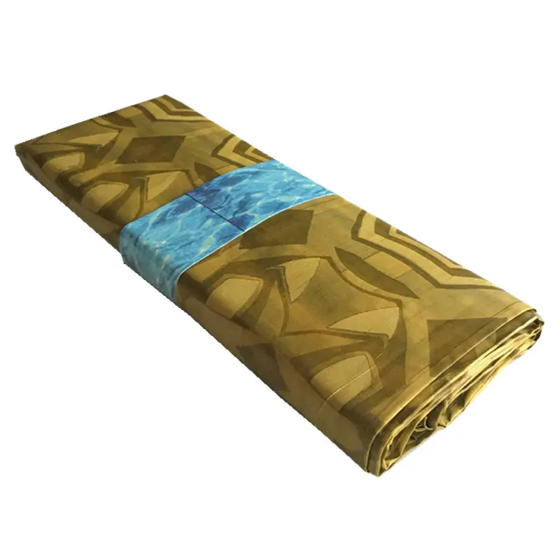 Красивый бирюзовый зеленый 100 хлопок ручной работы bazin Riche Дубай качественная