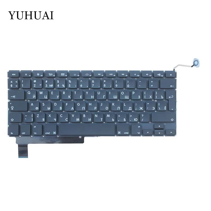 Клавиатура для ноутбука Macbook Pro 15 дюймов A1286 MB985 MB986 MC371 MC372 MC373 MC721 MC723 MD103 MD104 Русская