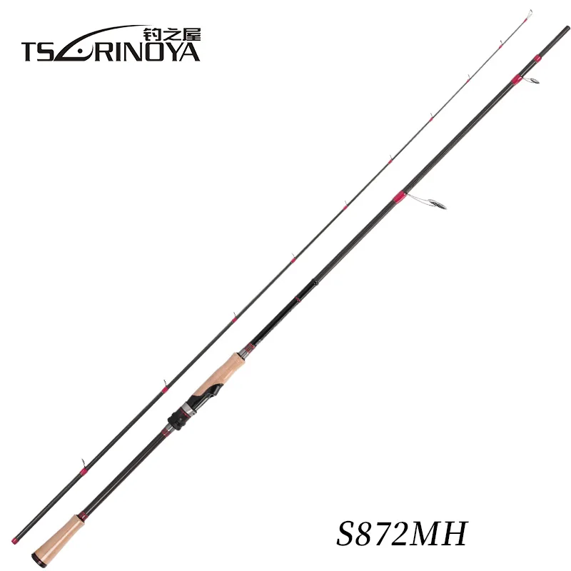 Белый TSURINOYA SWORDSMAN 872MH быстрое литье/спиннинг 2,62 М/MH/11-35 г 2 сек FUJI K Серия направляющее кольцо 3ACork ручка Pesca палка трость - Цвет: Белый